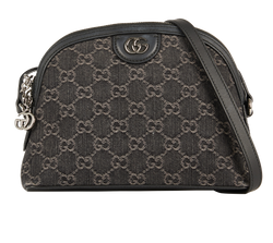 Ophidia Dome Bag, Denim, Grey, DB/B/E, 3*